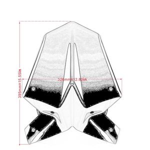 RACEPRO pare-brise pare-brise déflecteur de vent avec support pour <span class=keywords><strong>KTM</strong></span> <span class=keywords><strong>DUKE</strong></span> <span class=keywords><strong>790</strong></span> 2018 <span class=keywords><strong>2019</strong></span> 2020 - Product Image 4