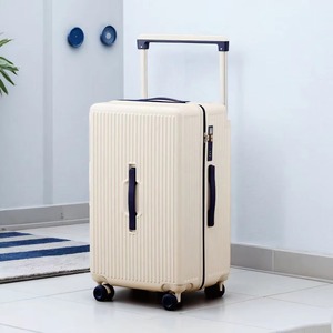 Valise trolley rigide en néoprène de luxe avec roulettes pivotantes, sac de voyage léger pour les voyages d'affaires - Product Image 4
