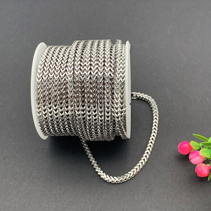Bijoux à chaîne positive et négative en acier inoxydable collier à faire soi-même bracelet sac personnalité de la mode commerce extérieur transfrontalier - Product Image 1