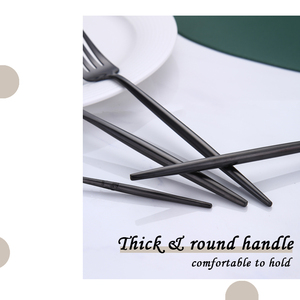 מזון כיתה צבעונית נירוסטה flatware סיים סט סכו "ם סט סכו" ם - Product Image 2