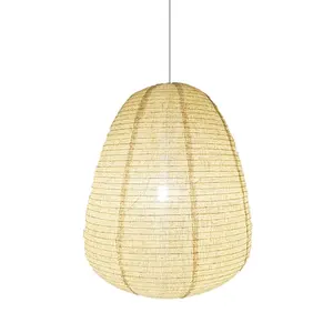 Modern japan textile pendant lighting collapsible lampshade custom lantern