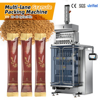 Machine d'emballage automatique multi-voies pour sachets de granulés à coins arrondis, machine d'emballage pour sachets de thé instantané au ginseng