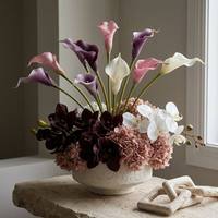 Fleurs artificielles Calla Lily en EVA au toucher réel pour bouquet de mariage, décoration intérieure, toucher doux moderne, Calla Lily à tige unique en vrac