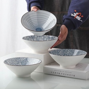 Japonés vajilla de cerámica de personalidad 7/8/9 pulgadas <span class=keywords><strong>ramen</strong></span> de sombrero cuencos para Fideos de <span class=keywords><strong>casa</strong></span> - Product Image 2