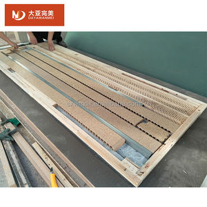 Portes en MDF sur mesure Finitions luxueuses Panneaux en <span class=keywords><strong>bois</strong></span> de grain de <span class=keywords><strong>bois</strong></span> de mahogany moulé Panneaux de particules Noyau imperméable Villa Appartement Hall - Product Image 3