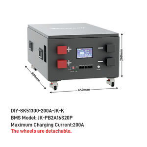 Kit de Caja Apilable Tewaycell DIY JK V19 BMS 48V 314Ah Batería Lifepo4 15KWH Inversor 8000 Ciclos 5-10 Años de Garantía Carcasa Metálica Vacía - Product Image 2