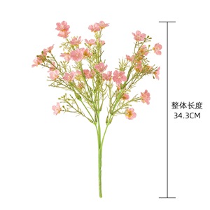 ช่อดอกยิปโซฟิลลาประดิษฐ์ CallaFloral สีขาว ชมพู ส้ม ทำจากโพลีเอสเตอร์ สำหรับตกแต่งงานแต่งงาน สไตล์ INS งานฝีมือนำเข้า - Product Image 4