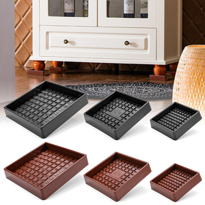 Protecteur de sol <span class=keywords><strong>pour</strong></span> appareil <span class=keywords><strong>lourd</strong></span> meubles robustes coussinets en caoutchouc anti-dérapant roulette tasses canapé et lit sous-verres de jambe - Product Image 2
