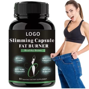 Cápsulas de Suplemento Dietético para Adultos de Marca Privada, Extracto de Garcinia Cambogia y Té Verde, Quemador de Grasa Nocturno - Product Image 1
