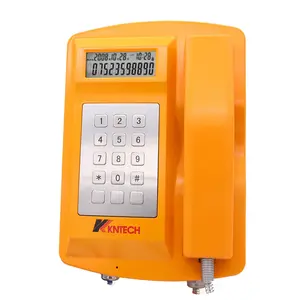 KNTECH IP67 Rated Water Proof Telephone And Weatherproof Phone With LCD Display KNSP-18LCD