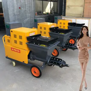 mortar mixing spraying plastering machine Cement Sprayer Equipment