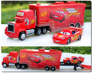 Car Story - Set de Carreras de Camiones Contenedores de Uncle Mai, Escala 1:5, Modelo de Metal de Dibujos Animados, Juguete para Niños Unisex de 7 a 14 Años - Product Image 5