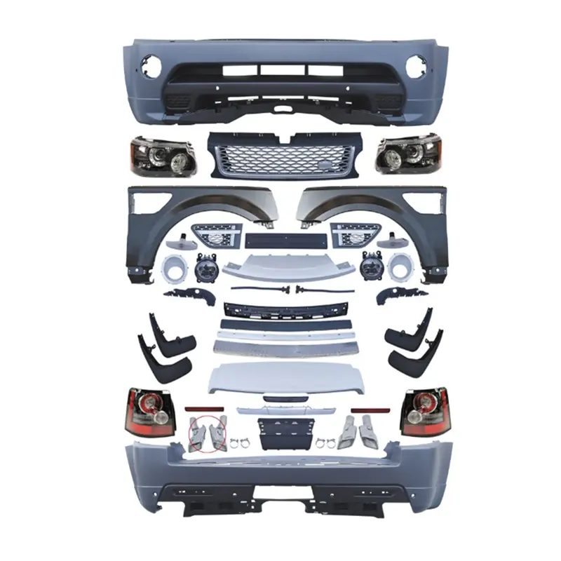 Kit de carrosserie de conversion amélioré Kit de carrosserie personnalisé pour Land Rover Range Rover Sport L320 2006 2008 à 2012 2010 2011