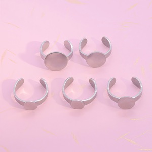 Stainless Steel Round Geometric <b>Ring</b> Unisex Fashion Jewelry Gift Accessory - Product Image 3