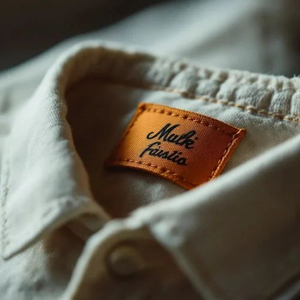 ป้ายทอขนาด 25x60 มม. ป้ายโลโก้ขายดี ป้ายเสื้อผ้า ป้ายพิมพ์ ป้ายติดเสื้อผ้า - Product Image 1