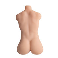 Top-Angebot Zesi Life Realistische Frauen Masturbations-Sextoys: Halbpuppe Männlicher Torso mit Dildo und Po