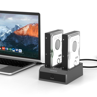 FIDECO Three Bay Sata 2.5 3.5 Hard Disk Drive Hdd Docking Station Usb 3.0 Hdd Docking Station Clone