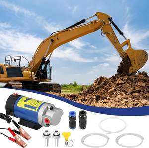 डीसी 12 वी/24v 220v इलेक्ट्रिक तेल पंप डीजल के लिए स्व-प्रिमिंग ईंधन तेल अच्छी तरह से पंप 40l/मिनट आगे और रिवर्स - Product Image 4