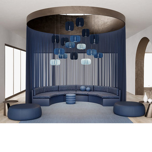 Panel acústico decoración del hogar para reducción de ruido absorción de sonido para dormitorio gimnasio <span class=keywords><strong>Hotel</strong></span> apartamento diseño colgante modelo 3D gráfico - Product Image 4