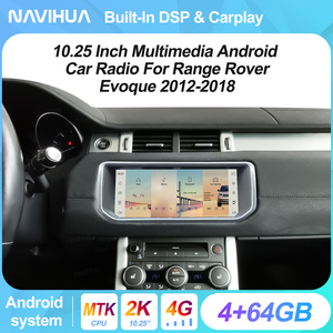 วิทยุติดรถยนต์ระบบแอนดรอยด์ NaviHua รุ่นใหม่ ขนาด 10.25 นิ้ว พร้อมหน้าจอสัมผัส สำหรับรถยนต์แลนด์โรเวอร์ เรนจ์โรเวอร์ อีโวค พร้อมระบบนำทางด้วย GPS และเครื่องเล่นดีวีดี - Product Image 2