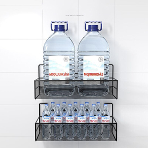 Estantería autoadhesiva para baño, estante organizador, estante de almacenamiento colgante de hierro para inodoro, cesta colgante de almacenamiento de malla grande - Product Image 4