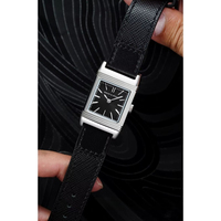 Reloj Deportivo Cuadrado 2025 con Correa de Cuero Genuino Marrón, Resistente al Agua, Edición Limitada, Unisex, para Mujer, con Cristal de Zafiro