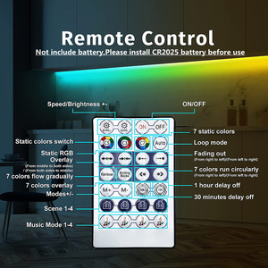 Bande LED RVB 5050 WS2812B à changement de couleur, effet de respiration et de défilement, éclairage d'ambiance de bureau flexible alimenté par USB 5V - Product Image 3