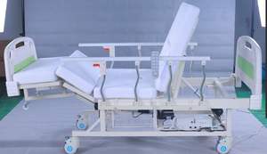 Vente directe d'usine meubles médicaux ABS <span class=keywords><strong>rail</strong></span> latéral Icu lit d'hôpital infirmier pour les patients avec fonction d'inclinaison - Product Image 5