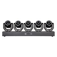 Barre de lumière à tête mobile 5 yeux 5x30W LED RGBW avec stroboscope pour DJ, club, karaoké, soirée, événement