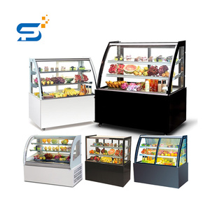Factory Direct Selling Cake Display Showcase Commercial Chiller Air-cooled Refrigerator Cake Fridge Bakery Display Cabinet