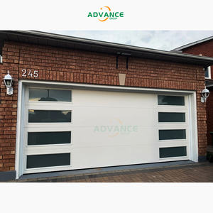 <span class=keywords><strong>Porte</strong></span> <span class=keywords><strong>de</strong></span> <span class=keywords><strong>garage</strong></span> sectionnelle isolée en acier avec panneau sandwich en mousse PU automatique <span class=keywords><strong>de</strong></span> conception moderne 12x14 10x10 avec <span class=keywords><strong>petite</strong></span> fenêtre - Product Image 4