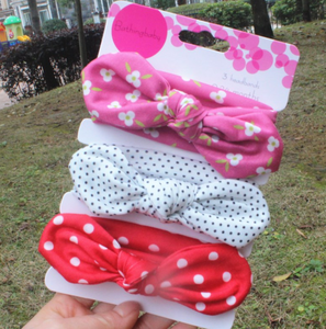 3 uds de Europa y Estados Unidos, diadema superventas, diadema para niños, Diadema con lazo estampado, tocados con Orejas de conejo - Product Image 5