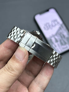 Reloj mecánico automático deportivo de lujo, <span class=keywords><strong>hora</strong></span> dual, posición de esfera con bisel de cerámica de 40MM, movimiento 3285 con alarma, novedad - Product Image 4