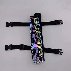 Abanico de Mano Grande Holográfico con Bolsa Iridiscente, Nuevo Estilo 2023 - Product Image 5