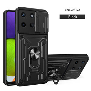 Funda Protectora con Anillo Magnético y Soporte para OPPO Realme 15X/P4 GT 8 C85 Pro/Neo7 Turbo/Find X9 Pro, con Ventana Deslizante para Tarjetas - Product Image 3