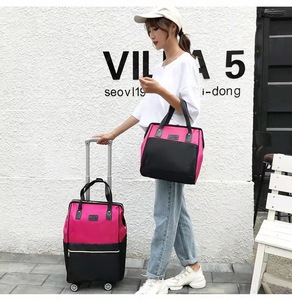 2022ร้อนขายกระเป๋ากระเป๋ากรณีที่มี4ล้อขายส่งแฟชั่น2 In 1เซ็ตเดินทางกลางแจ้งกระเป๋าเป้สะพายหลังรถเข็นกระเป๋าสัมภาระ - Product Image 2