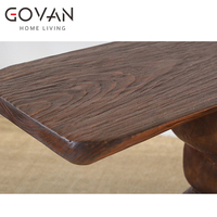 Table console Wabi Sabi en paulownia - Fabriquée à la main, écologique, pour salon et hôtel/villa