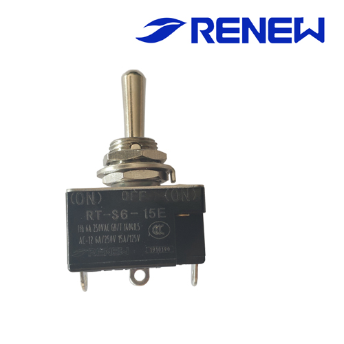 Renew E Terminal 6A or 15A Toggle Switch