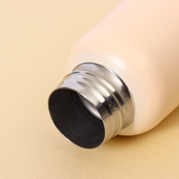 Bouteille d'eau isotherme pour étudiants de 350 ml en acier inoxydable SUS 304 avec couvercle à vis à motif nez rouge, petite gourde sous vide de 12 oz pour enfants