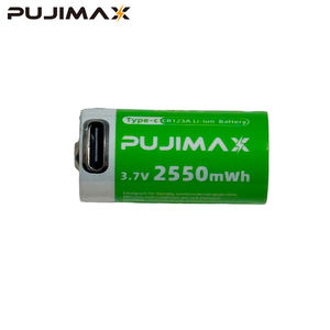 PUJIMAX 3,7 В перезаряжаемый 16340 Cr123a USB зарядка литий-ионный аккумулятор поддержка OEM ODM для игровой бытовой техники - Product Image 1