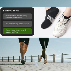 جوارب خيزران للركض جوارب رياضية نسائية محبوكة - Product Image 5