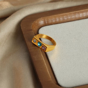 Estilo <span class=keywords><strong>de</strong></span> moda Anillo <span class=keywords><strong>de</strong></span> acero <span class=keywords><strong>de</strong></span> titanio Banda plateada <span class=keywords><strong>de</strong></span> alta calidad Característica <span class=keywords><strong>de</strong></span> luz Hipoalergénico <span class=keywords><strong>Precio</strong></span> bajo Joyería al por mayor - Product Image 3