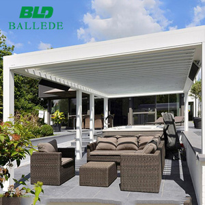 Pergola Tấm Che Mái Hiên Ban Công Mái Che Cửa Gió Bằng Nhôm Chống Thấm Nước - Product Image 3