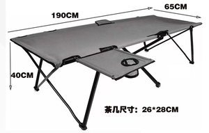 Cama Plegable Tipo Campamento con Mesa Lateral Ancha para Emergencias y Desastres, Portátil para una Persona, Almacenamiento para Campamento al Aire Libre - Product Image 2