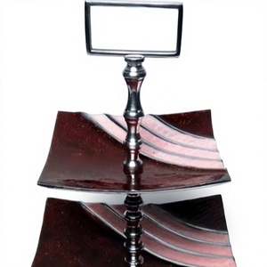 Wholesale Modern Aluminum Embossed Custom Size Cake Stand Indoor Home <b>Birthday</b> Parties Wedding Centerpieces <b>Table</b> Decorations - Product Image 1