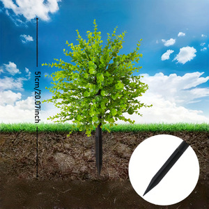 Buisson de fleurs artificielles en plastique résistant aux UV avec piquet de fixation au sol <span class=keywords><strong>pour</strong></span> la décoration de Noël, du Nouvel An, du jardin et de la terrasse - Product Image 5
