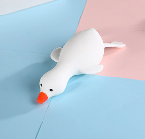 Adorable pequeño pato amarillo y gran ganso blanco lindo dibujos animados para niños EVA alivio del estrés juguetes blandos - Product Image 6