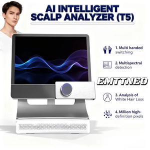 <b>Smart</b> Portable Magic <b>Mirror</b> Facial Skin & Scalp Analyzer Scanner Standing Hair Growth Care Machine - Product Image 2