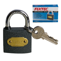 FIXTEC – Mini cadenas en fer gris de Type mince, vente en gros, 32mm/38mm/50mm/63mm