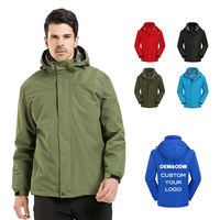 Veste softshell 100% polyester imperméable pour homme, personnalisable, respirante, avec revêtement imperméable, idéale pour le sport et les activités de plein air.